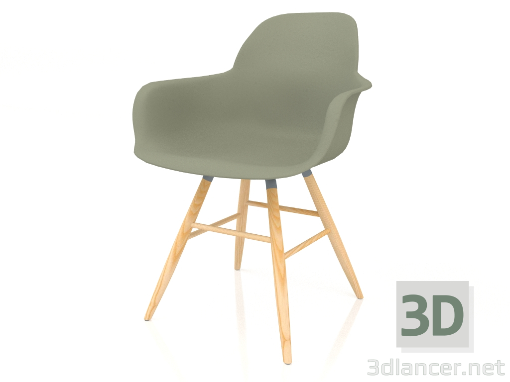 3d model Sillón Albert Kuip (Verde) - vista previa