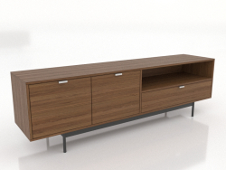 Mueble de TV 1800 mm (nogal claro)
