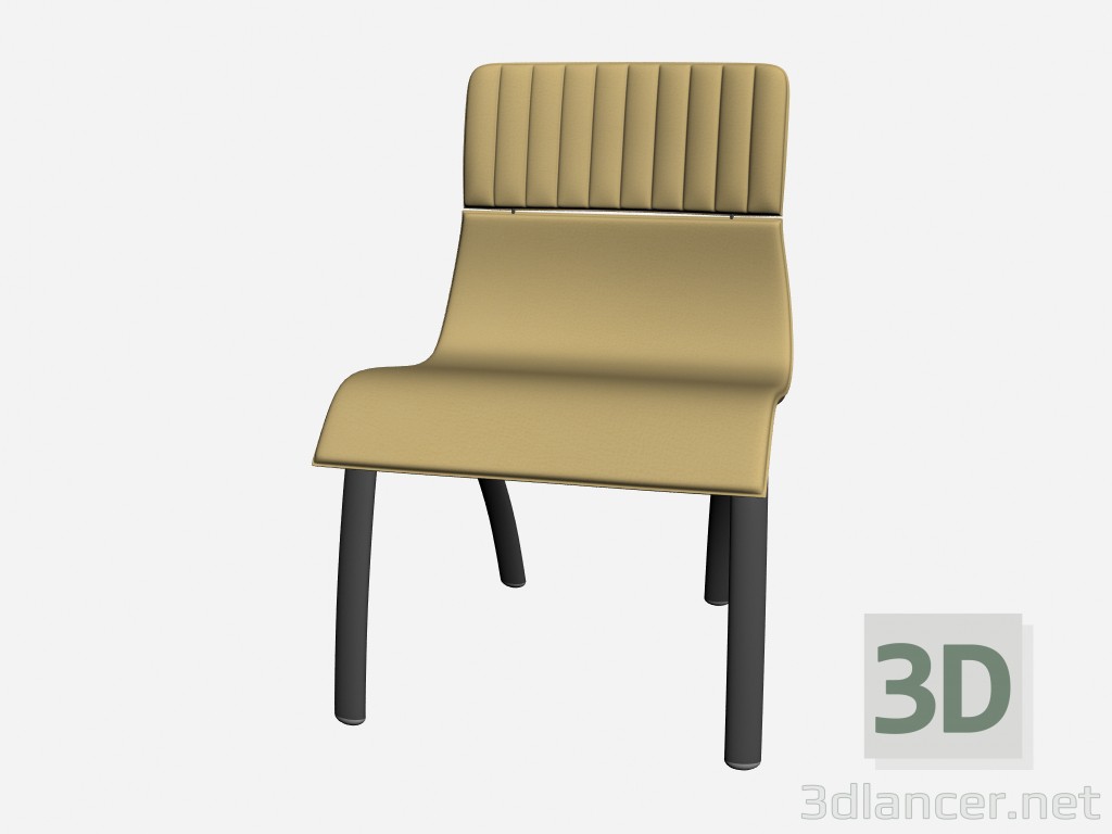modello 3D Braccioli sedia senza Herman 1 - anteprima