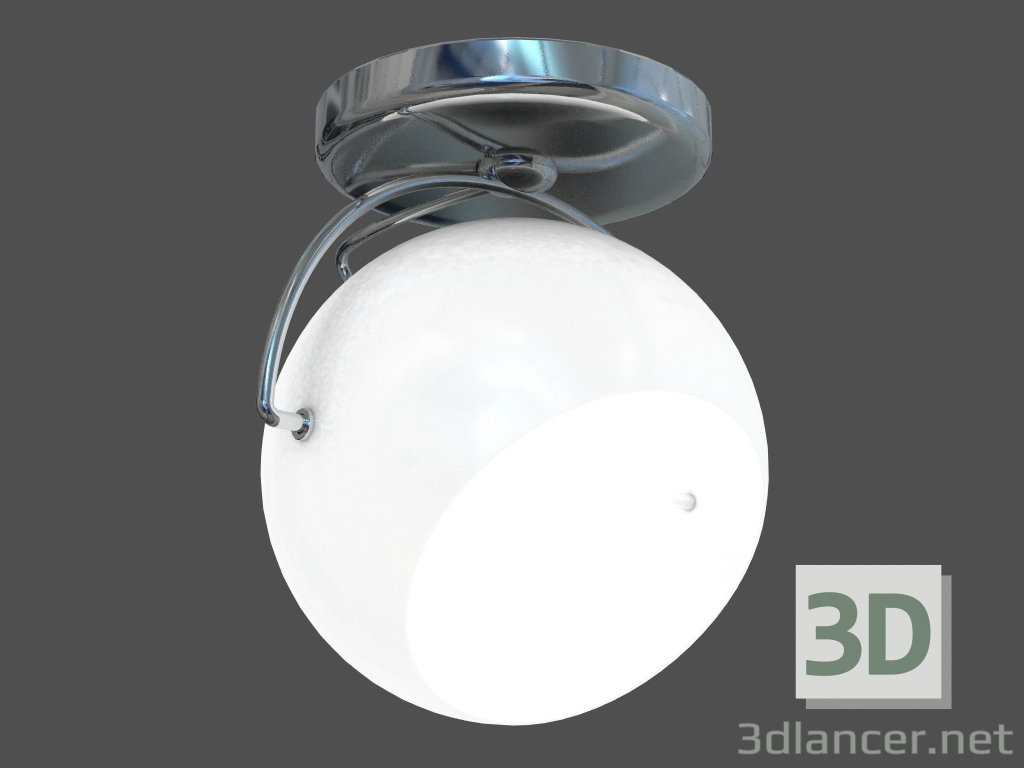 modello 3D Lampada da parete soffitto D57 G27 01 - anteprima