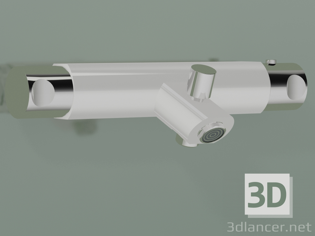 3D Modell Badhahn Farbthermostat (GB41219223 46) - Vorschau