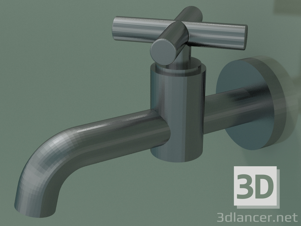 3d model Wall mounted cold water mixer (30 010 892-990010) - preview