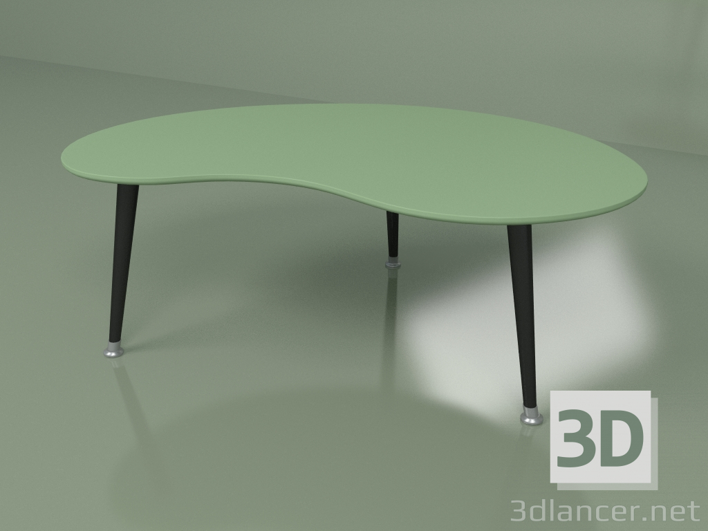 3d model Coffee table Kidney (key) - preview