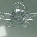 3D modeli Tavan lambası 90097-6 (krom) - önizleme