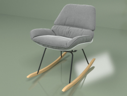Bay rocking chair (light grey)