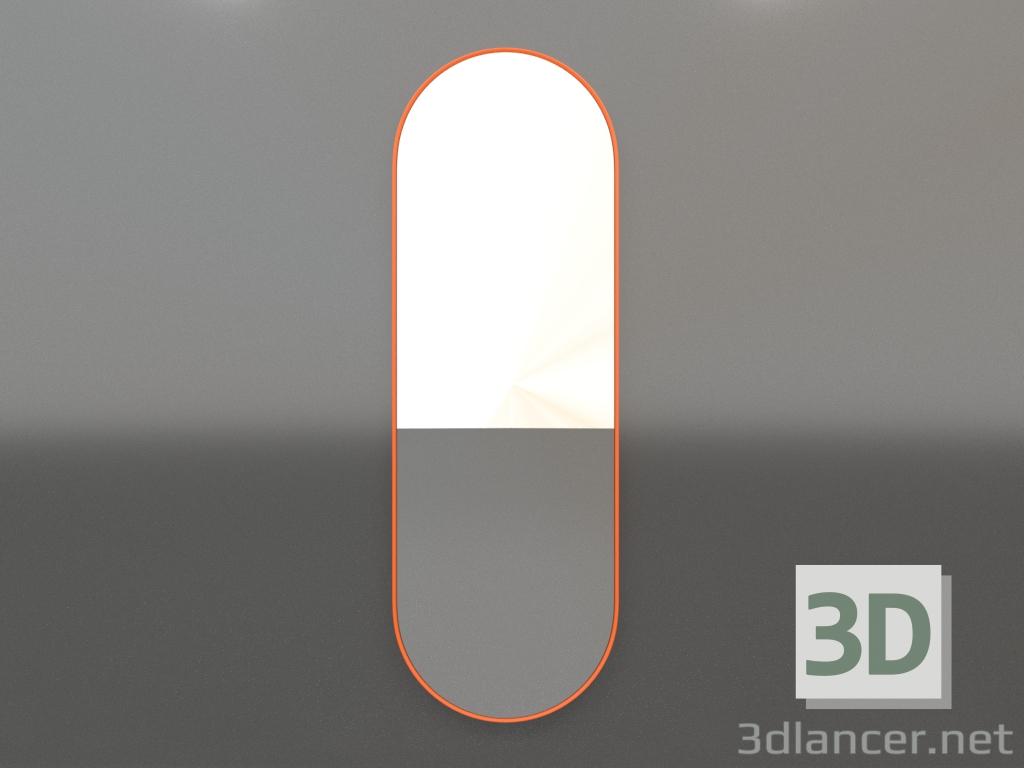 3d model Mirror ZL 14 (604х1800, luminous bright orange) - preview