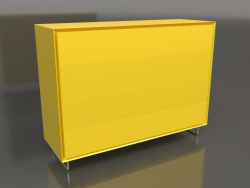 Cassettiera TM 014 (1200x400x900, giallo luminoso)