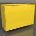 modello 3D Cassettiera TM 014 (1200x400x900, giallo luminoso) - anteprima
