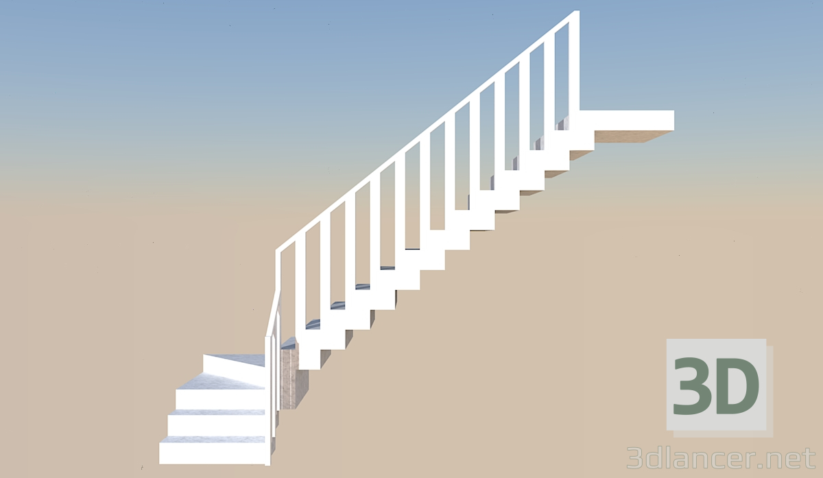 3d model Escaleras - vista previa