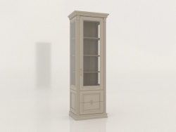 One-door showcase with drawers (Pastel)