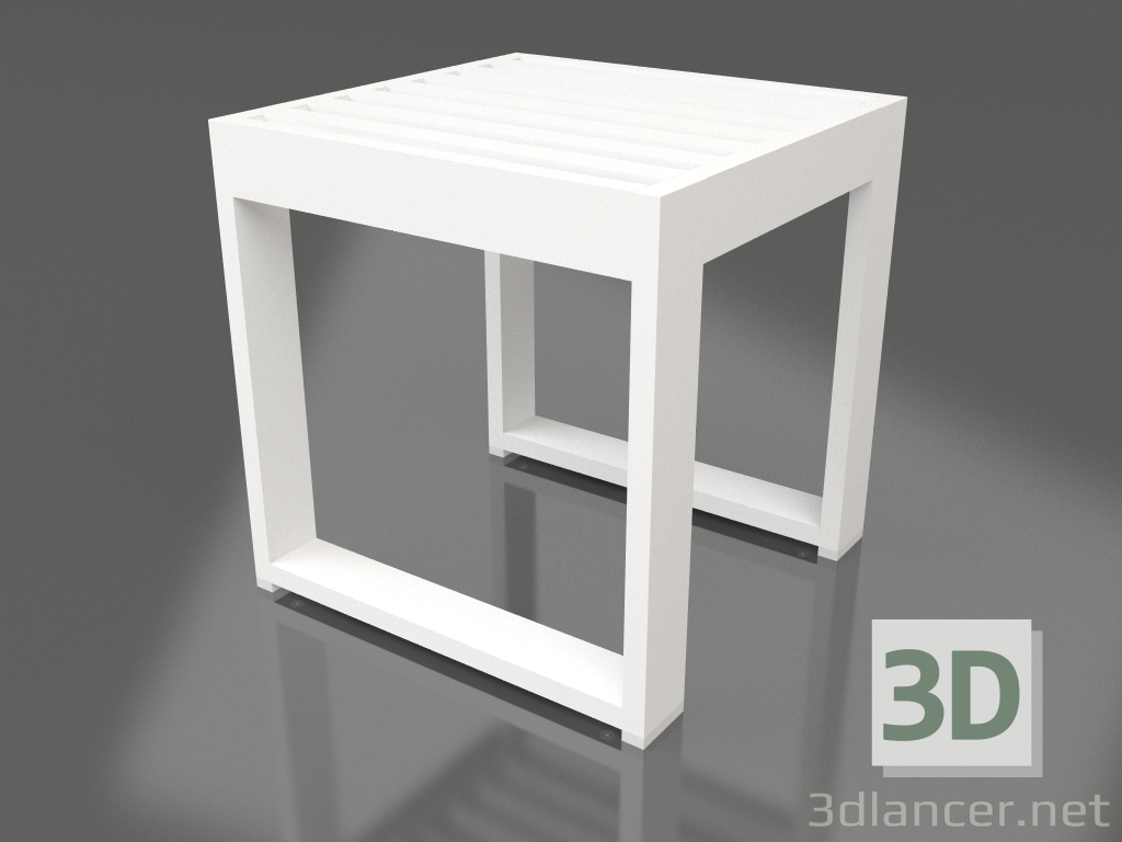modello 3D Tavolino 41 (Bianco) - anteprima