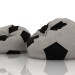 modèle 3D de Chaises de sac de football acheter - rendu