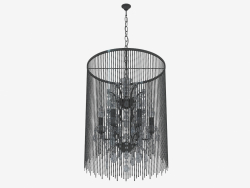 Pendant lamp with glass decoration (S110240 6)