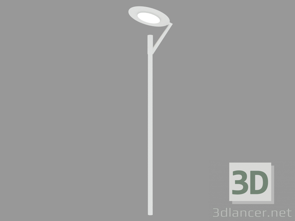 modello 3D Lampione stradale MINISLOT AVANT-GARDE ASIMMETRICO (S3953 + S2846) - anteprima