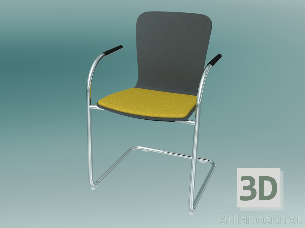 3d model Visitor Chair (K23VN1 2P) - preview