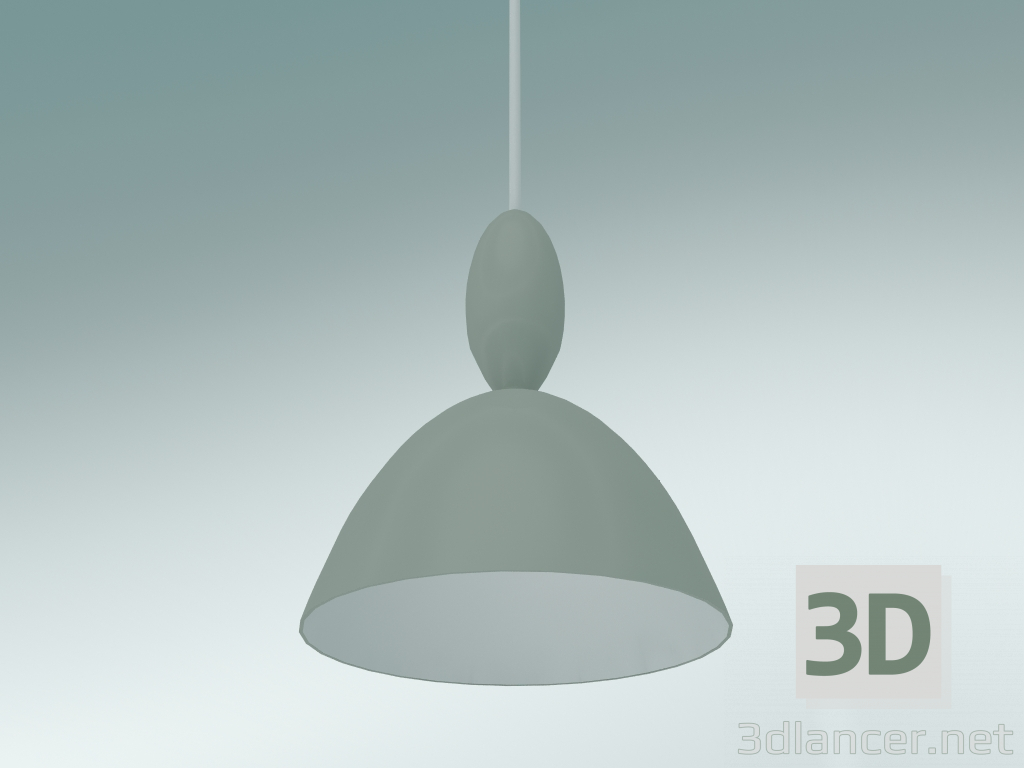 modello 3D Lampada a sospensione Mhy (verde chiaro) - anteprima