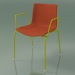 3D modeli Sandalye 0458 (kolçaklı ve ön kaplamalı 4 ayak, polipropilen PO00118, V13) - önizleme