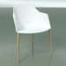 modèle 3D Chaise 2223 (4 pieds en bois, polypropylène PC00001, chêne blanchi) - preview
