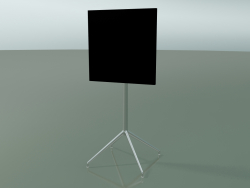 Стол квадратный 5713, 5730 (H 105 - 59x59 cm, cложенный, Black, LU1)