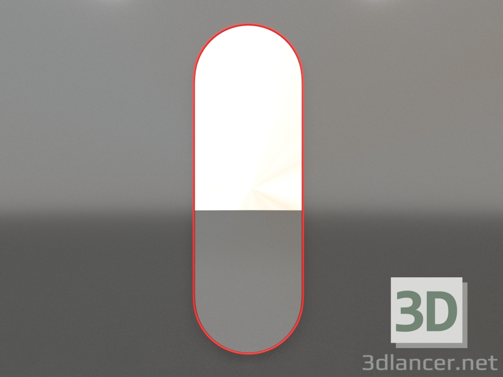 modello 3D Specchio ZL 14 (604х1800, arancione luminoso) - anteprima