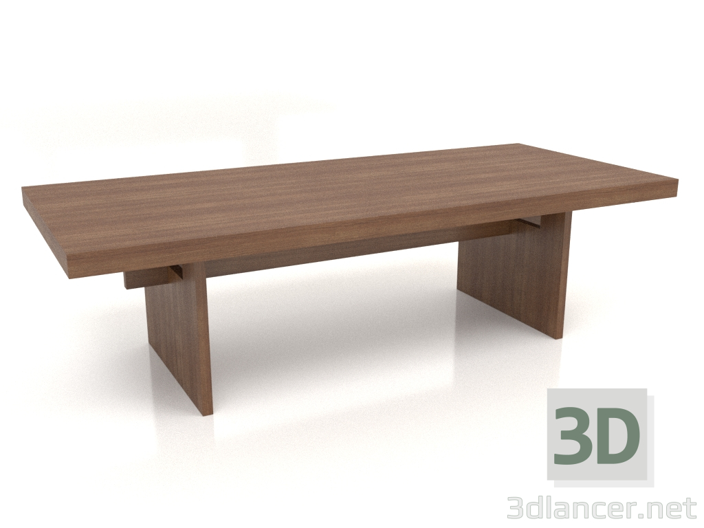 modello 3D Tavolino JT 13 (1600x700x450, legno marrone chiaro) - anteprima
