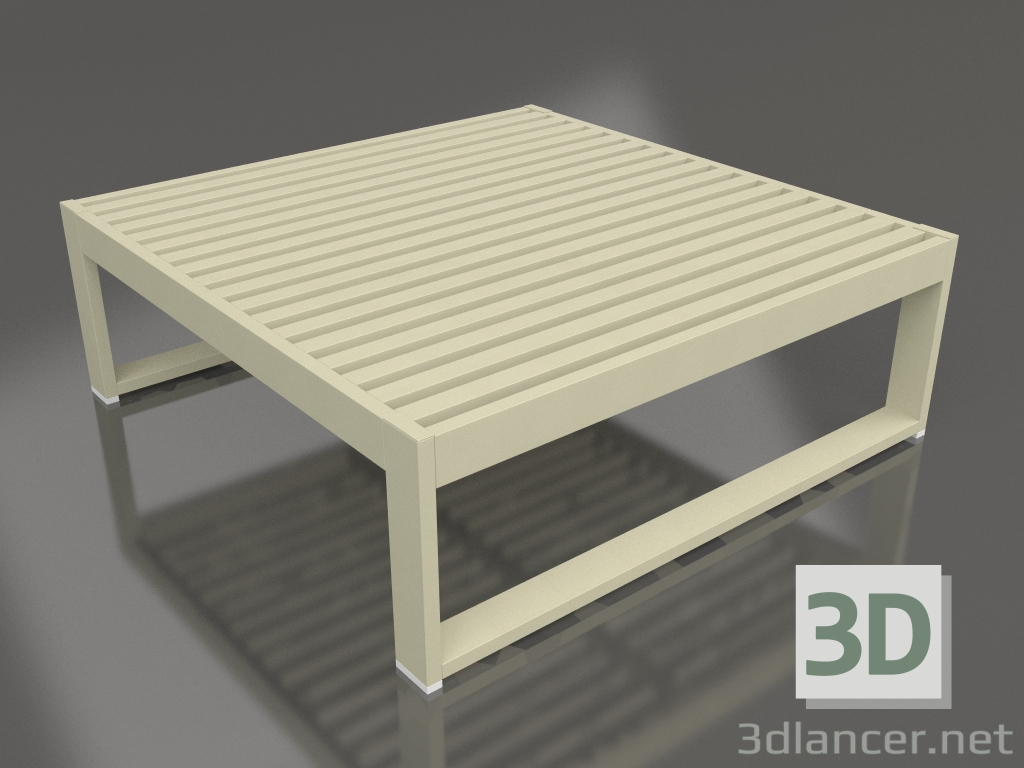 modello 3D Tavolino 91 (Oro) - anteprima