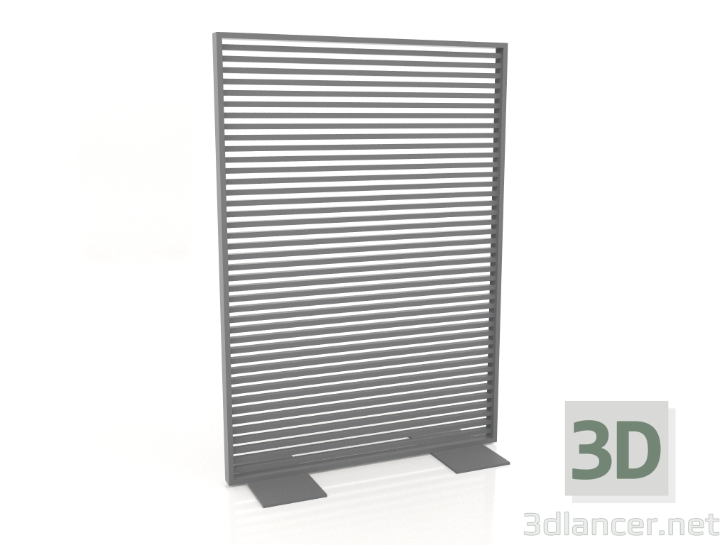 3d model Mampara de aluminio 120x170 (Antracita) - vista previa