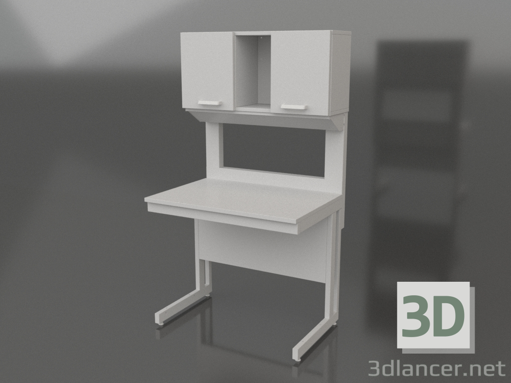 3D modeli Dolap uzatmalı laboratuvar masası 900 CH 770 - önizleme 3D modeli Dolap uzatmalı laboratuvar masası 900 CH 770 - önizleme