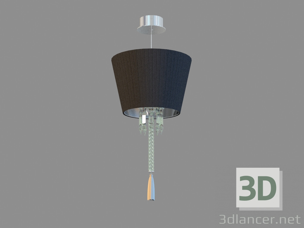 modello 3D Soffitto Plafoniera Torch Lampada Nera 2 605 736 - anteprima