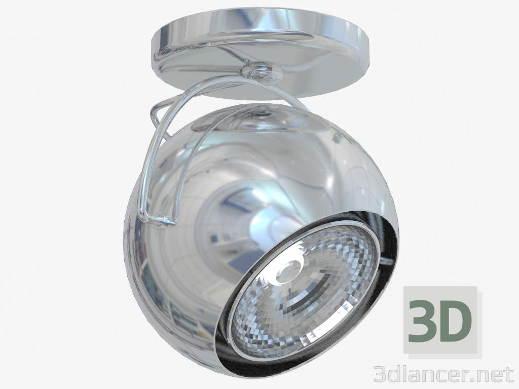 modèle 3D lampe plafonnier D57 G11 15 - preview