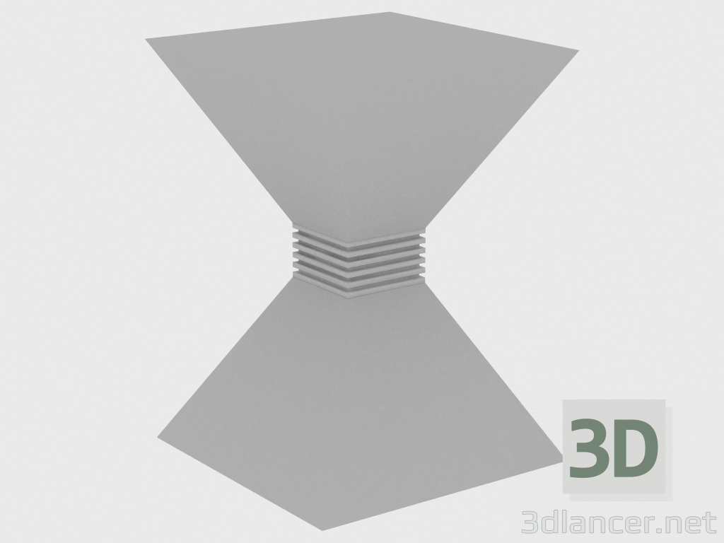 3d model Mesa de centro ANDY SMALL TABLE A-ONYX (35x35xH48) - vista previa