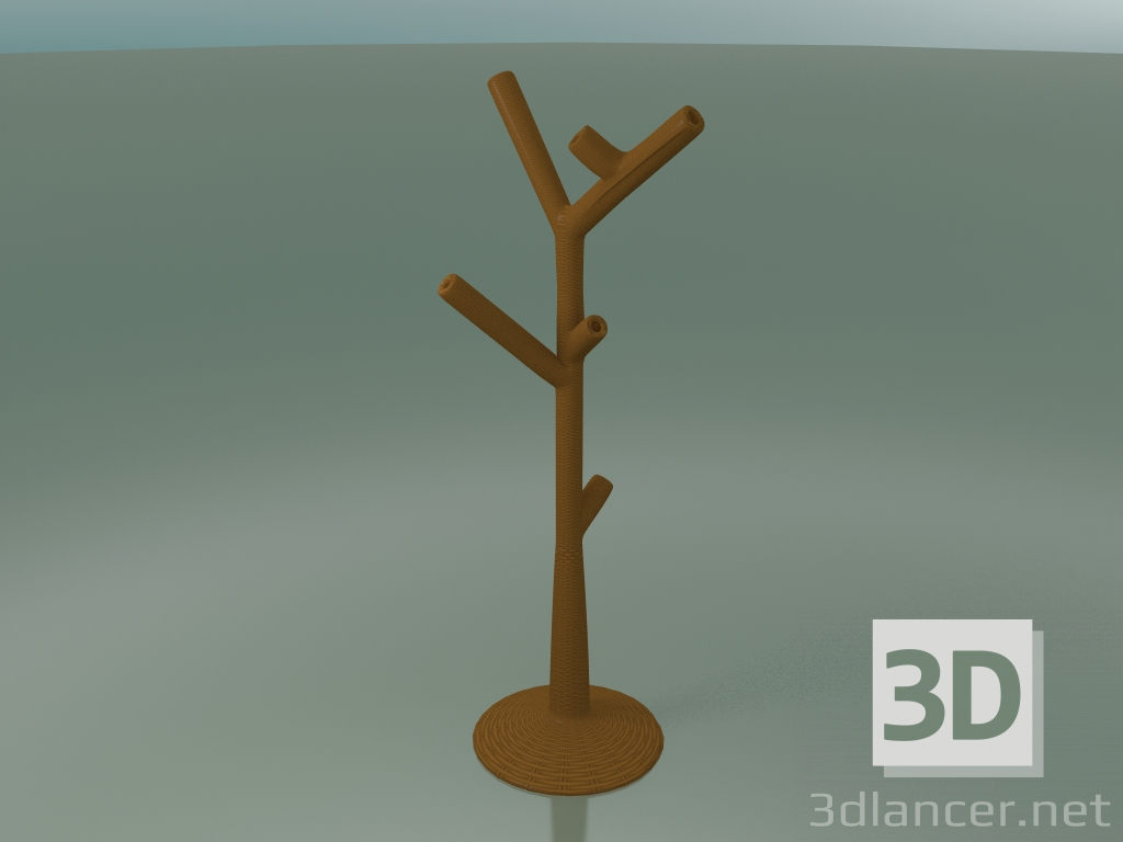 3D modeli Corallo elbise askısı (Turuncu) - önizleme