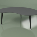 3d модель Журнальний стіл Нирка (темно-сірий) – превью