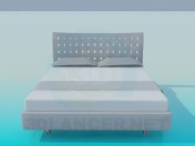 Bett mit Lattenrost Kopfteil