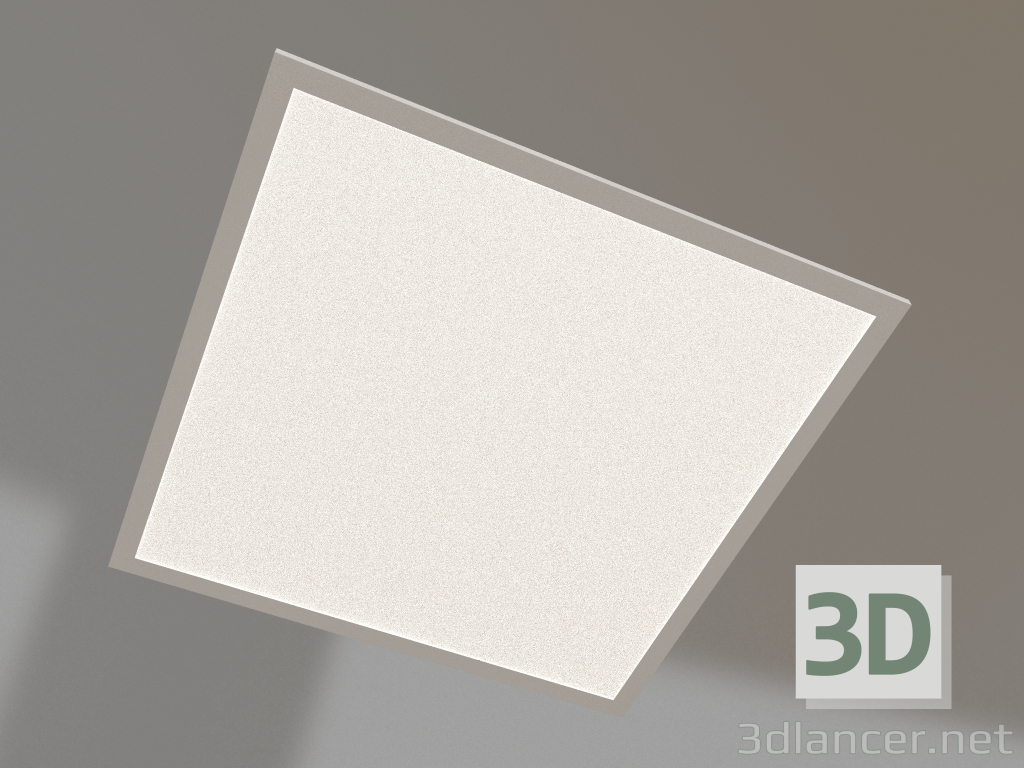 3D modeli Lamba DL-INTENSO-S600x600-40W Beyaz6000 (WH, 120 derece, CRI90, 230V) - önizleme