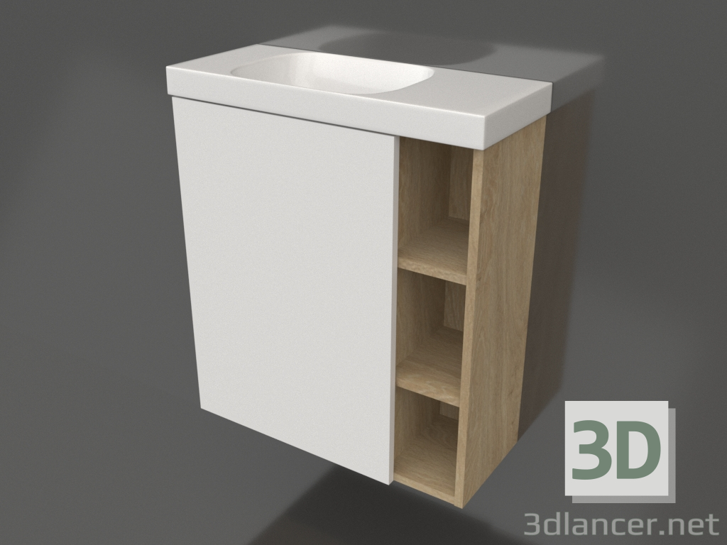 3d model Hanging cabinet 60 cm (ALB0106LDD+ALB0706WM) - preview