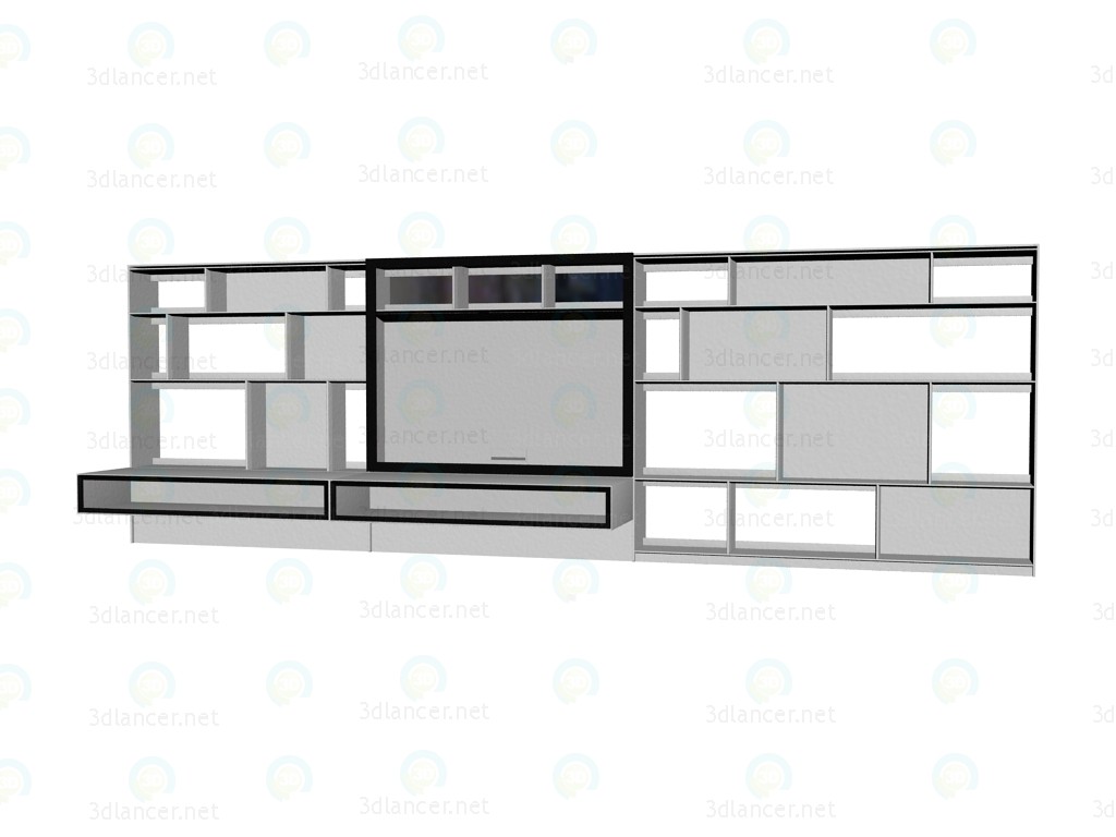3d model Sistema de mobiliario (rack) FC0937 - vista previa