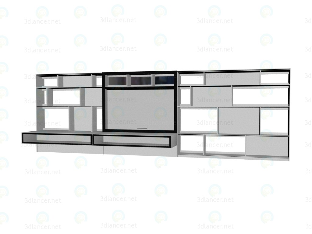 3D Modell Möbel-System (Rack) FC0937 - Vorschau