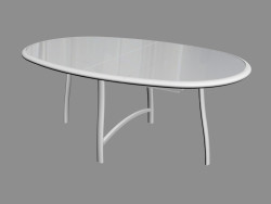 Mesa de jantar oval (180 x 110)