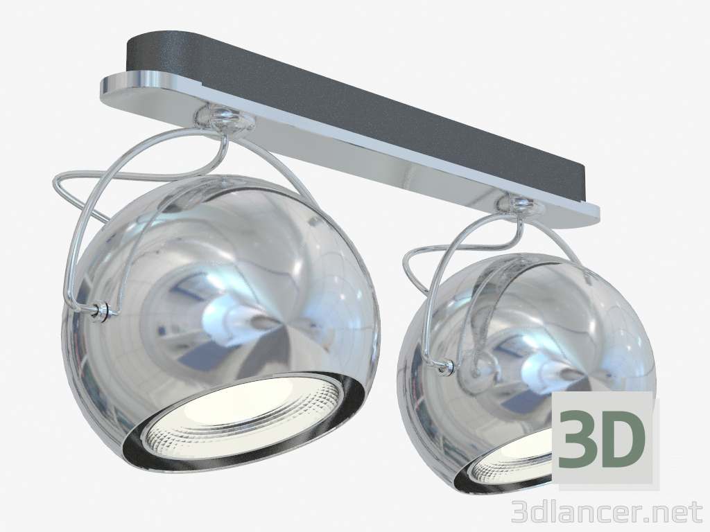 Modelo 3d Parede lâmpada do teto D57 G19 15 - preview