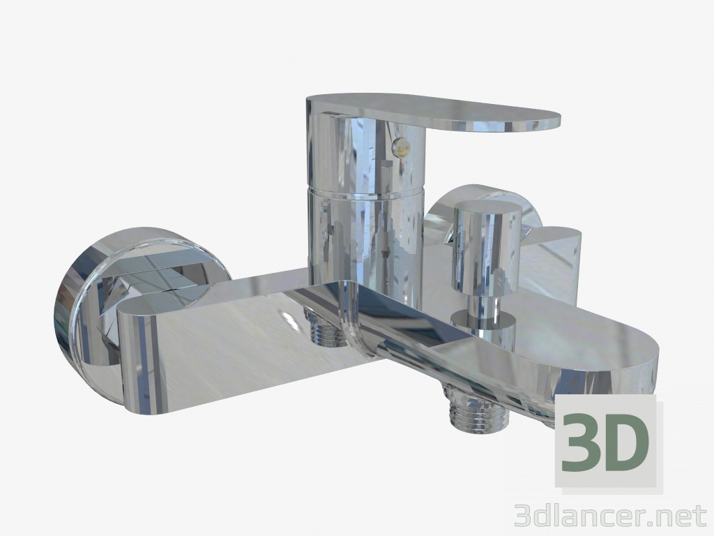3d модель Змішувач для ванни, настінний Alpinia (BGA 010M) – превью