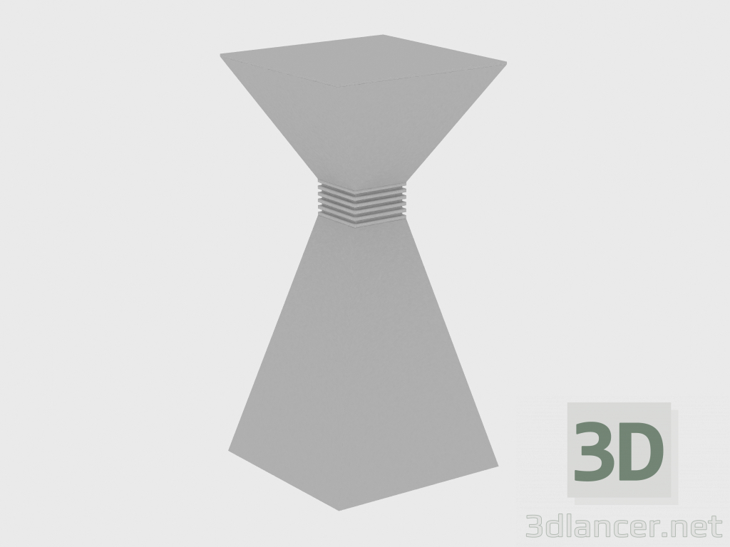 modèle 3D Table basse ANDY PETIT TABLEAU B + C (35x35xH72) - preview