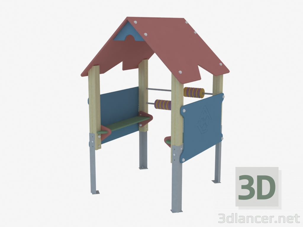 3 डी मॉडल बच्चों का प्लेहाउस (5010) - पूर्वावलोकन