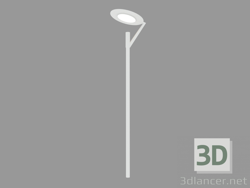 modello 3D Lampione stradale MINISLOT AVANT-GARDE ASIMMETRICO (S3954 + S2846) - anteprima
