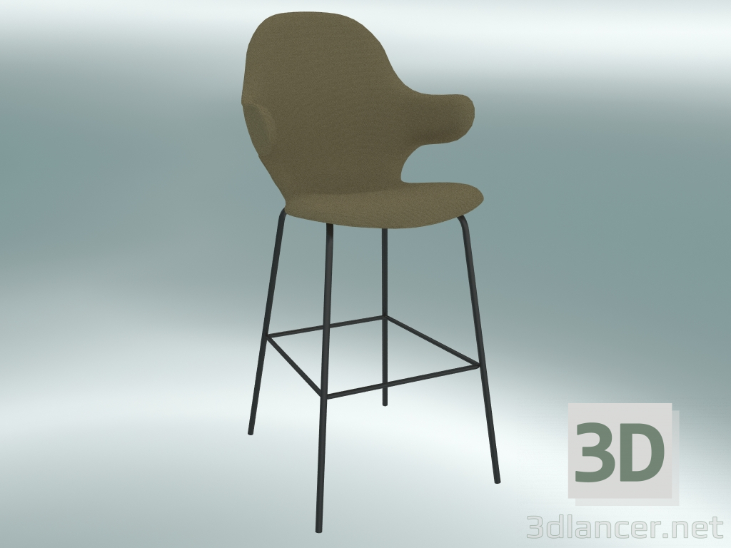 modèle 3D Tabouret de bar Catch (JH17, 63x58 H 117 cm, Hallingdal - 224) - preview