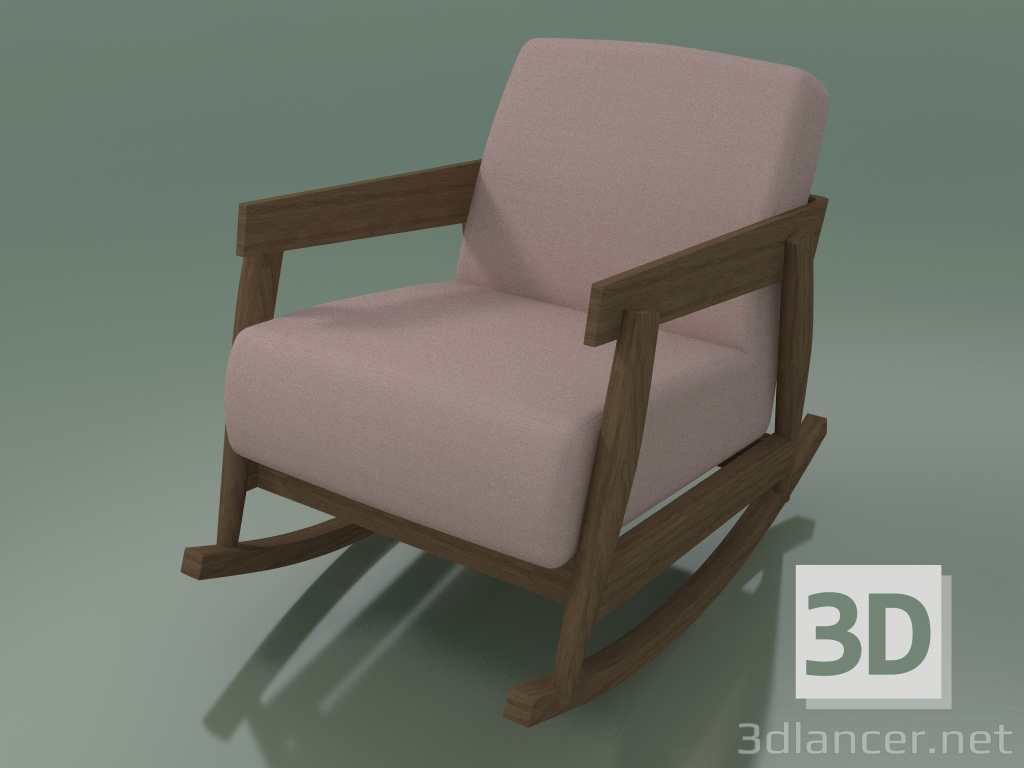 3d model Rocking Chair (307, Natural) - preview