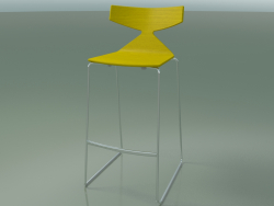 Stackable bar stool 3704 (Yellow, CRO)