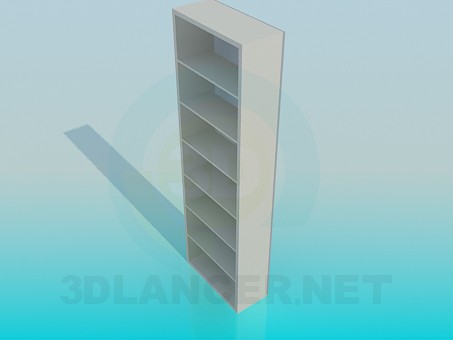3d model Bookcase - preview 3d model Bookcase - preview