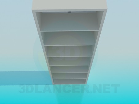 3d model Bookcase - preview 3d model Bookcase - preview