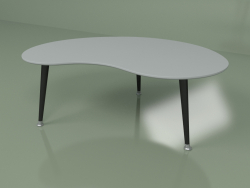 Table basse Kidney (gris clair)